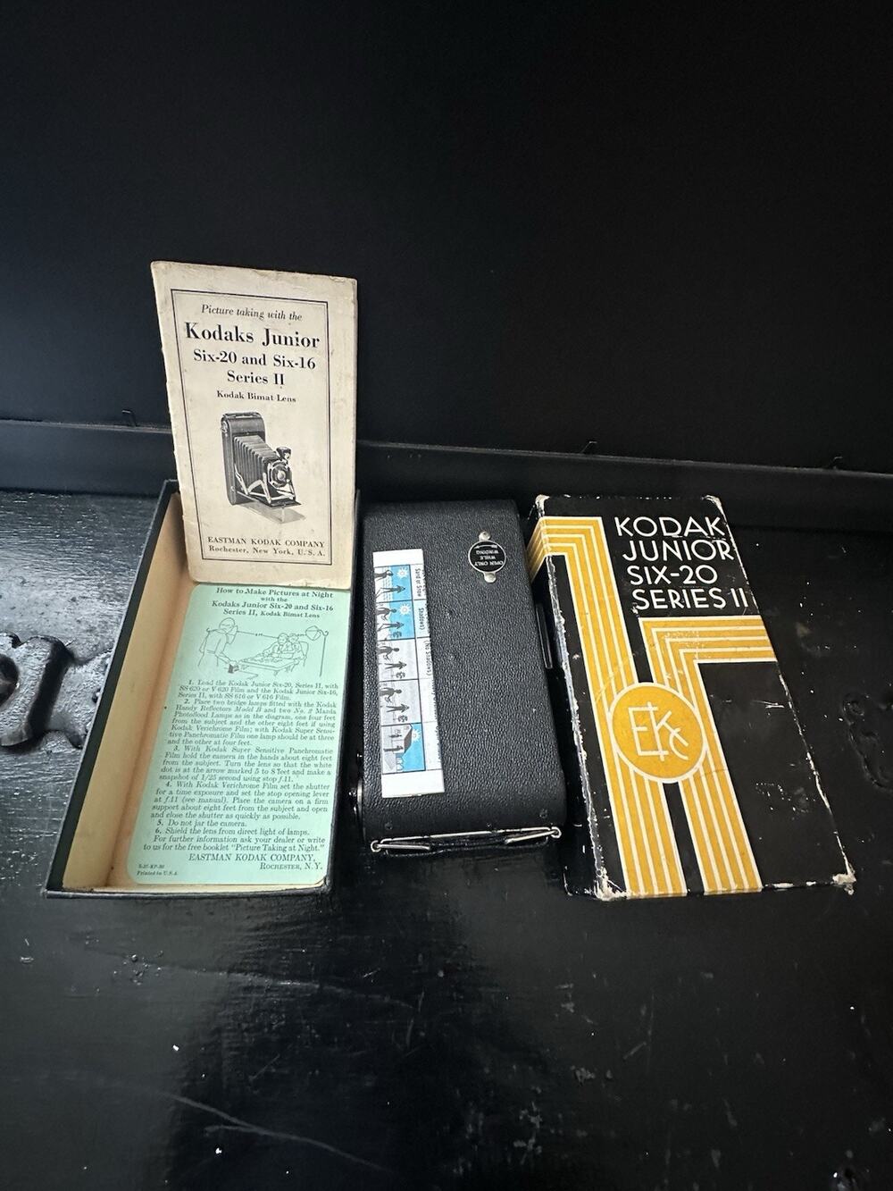 Vintage Kodak Junior Six-20 Series II folding camera by Eastman Kodak Company,